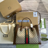 Front view of refined premium women's handbag – women's luxury handbag