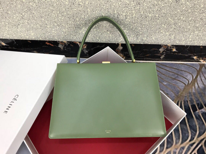 Front view of everyday-luxe structured women's handbag – women's luxury accessory