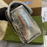 Top view of elevated statement women's handbag – women's everyday handbag