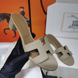 Hermes sandals Style 008 - front view, timeless elegant design