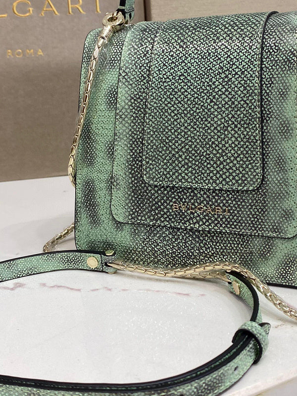 Polished Faux Leather Handbag - Premium Craftsmanship Detailing | Women's Premium Handbag #1795 - styled full view (image 7) of designer-inspired handbag