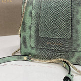 Polished Faux Leather Handbag - Premium Craftsmanship Detailing | Women's Premium Handbag #1795 - styled full view (image 7) of designer-inspired handbag