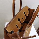 Close-up detail of curated bag design
