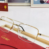 Close-up detail view of Cartier unisex sunglasses