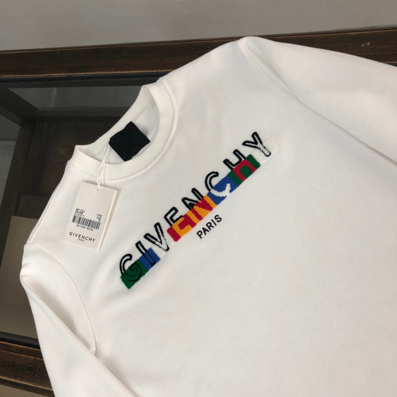 Close-up detail shot of Givenchy luxury clothing with relaxed-fit cut