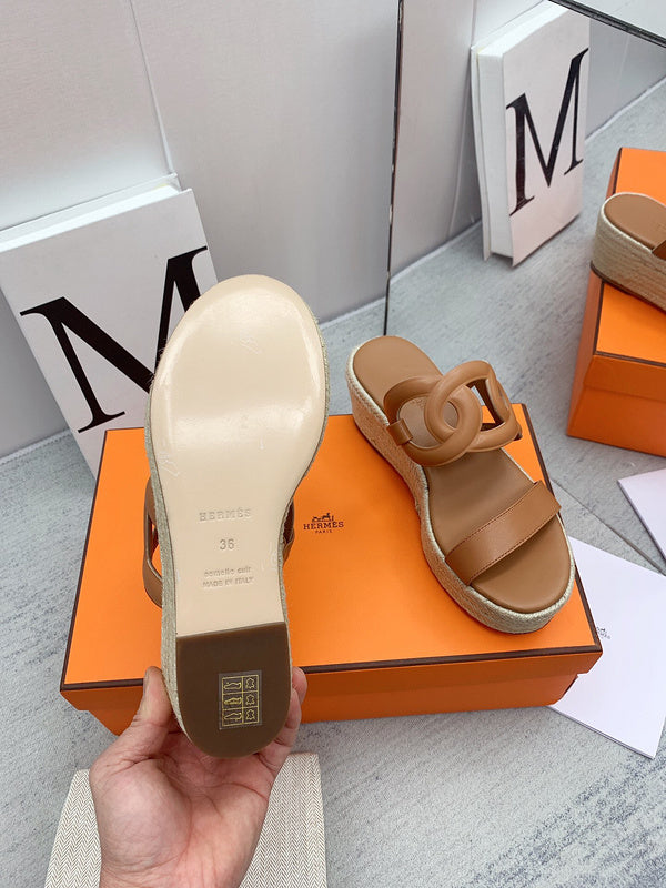 Hermes shoes Style 307 - logo and branding close-up