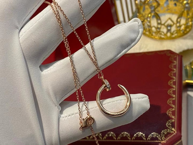 Front view of Cartier unisex jewelry piece