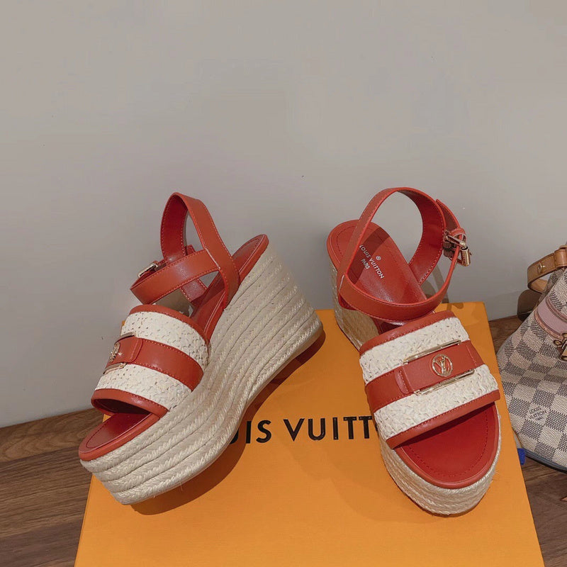 Louis Vuitton Nude Chelsea Boots - Side Profile View