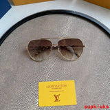 Side view of Louis Vuitton unisex sunglasses