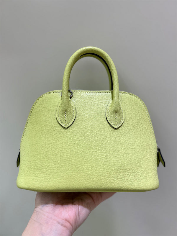 Close-up detail of clean-lined bag design