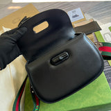Close-up detail of streamlined bag design