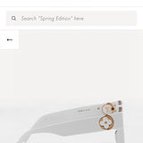 Full view of Louis Vuitton unisex sunglasses
