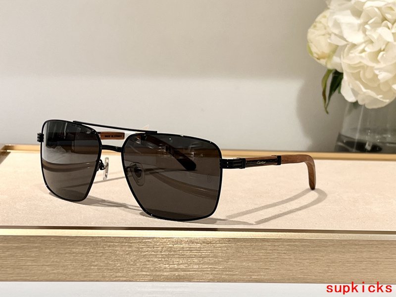 Full view of Cartier unisex sunglasses
