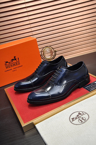 Hermes shoes Style 054 - front view, sleek modern silhouette