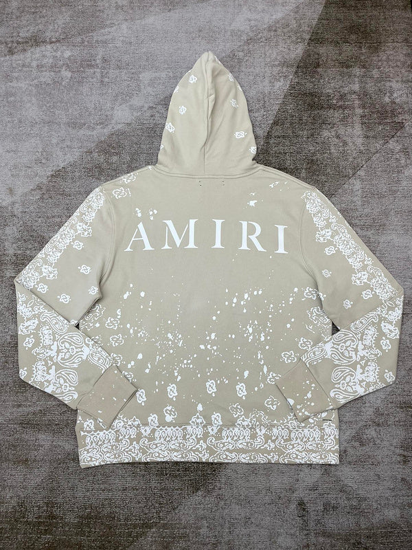 Amiri luxury hoodie detail shot