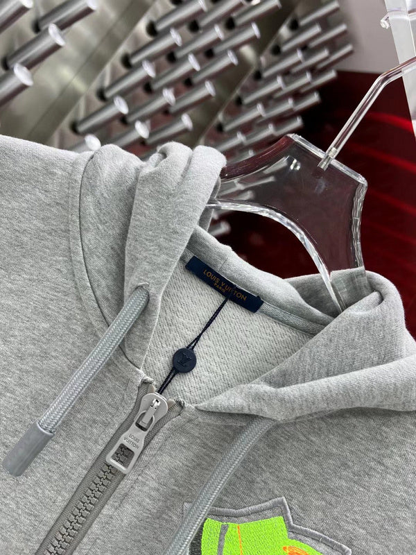 Full styled look of Louis Vuitton luxury clothing with everyday silhouette