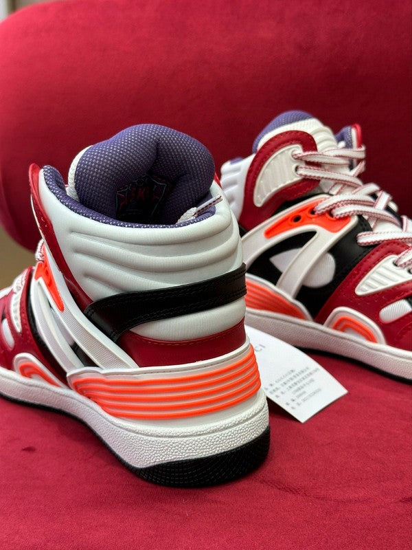 Gucci sneakers detailed view showing premium designer craftsmanship