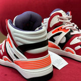 Gucci sneakers detailed view showing premium designer craftsmanship