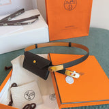 Side view of smart structured handbag