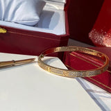 Side view of Cartier unisex jewelry piece
