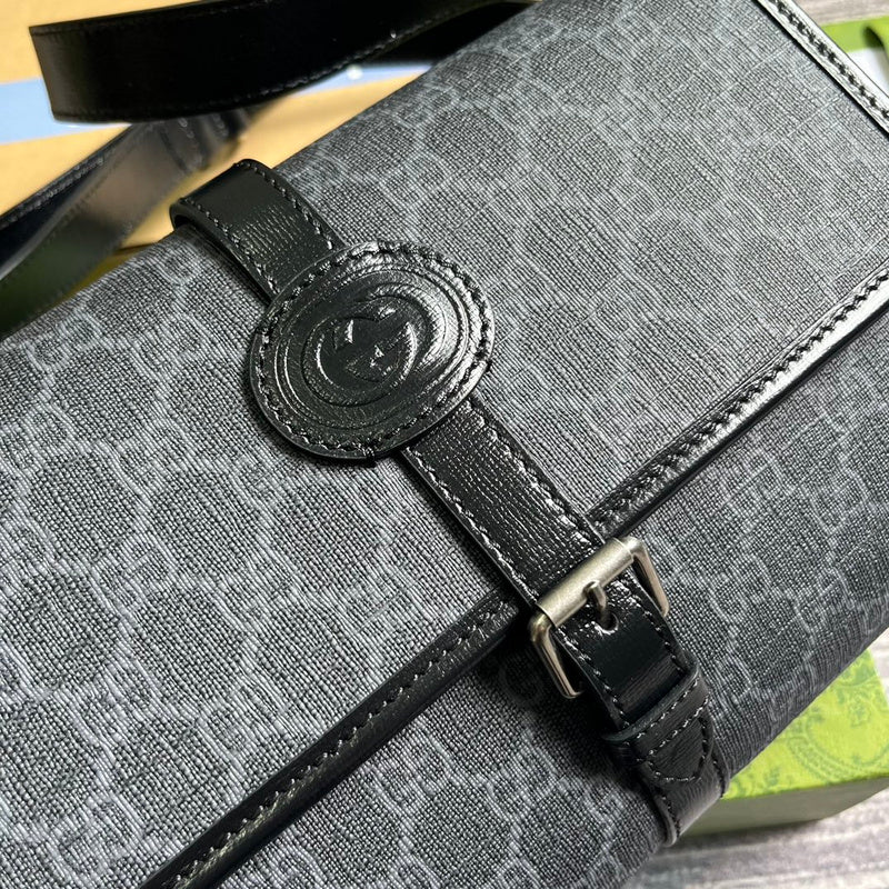 Back view of signature statement women's handbag – women's everyday handbag