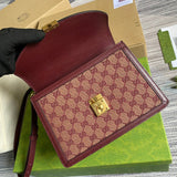 Side profile of statement refined women's handbag – women's everyday handbag