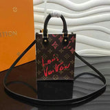 Front view of polished chic women's handbag – women's designer-style accessory