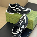 Gucci soft grey luxury sneakers view 9 premium leather build