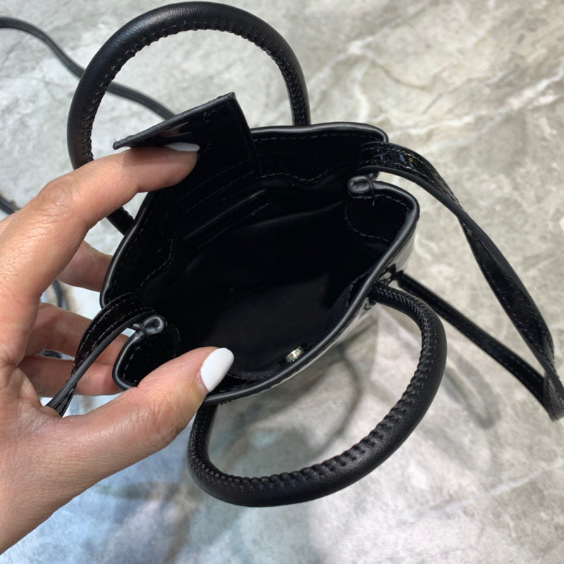 Modern Vegan Leather Handbag - Understated Luxury Look | Women's Premium Handbag #1051 - styled full view (image 7) of designer-inspired handbag