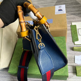 Top view of refined modern women's handbag – women's designer-style accessory