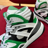 Gucci bold contrast luxury sneakers view 4 streetwear statement look
