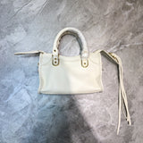 Structured Faux Leather Handbag - Premium Craftsmanship Detailing | Women's Statement Accessory #687 - hardware and detail close-up (image 5) of designer-inspired handbag