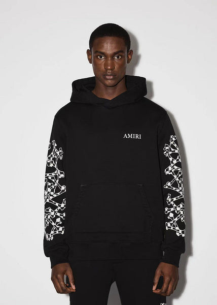 Amiri luxury hoodie detail shot