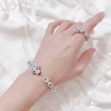Front view of Cartier unisex jewelry piece