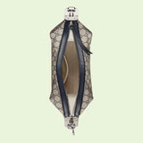 Side profile of elevated signature women's handbag – women's designer-style accessory
