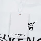 Front view of Givenchy luxury clothing with monogram-inspired silhouette