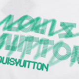 Flat lay presentation of Louis Vuitton cotton t-shirt with contemporary cut