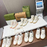 Gucci fresh white-and-black luxury sneakers view 7 sleek tonal finish
