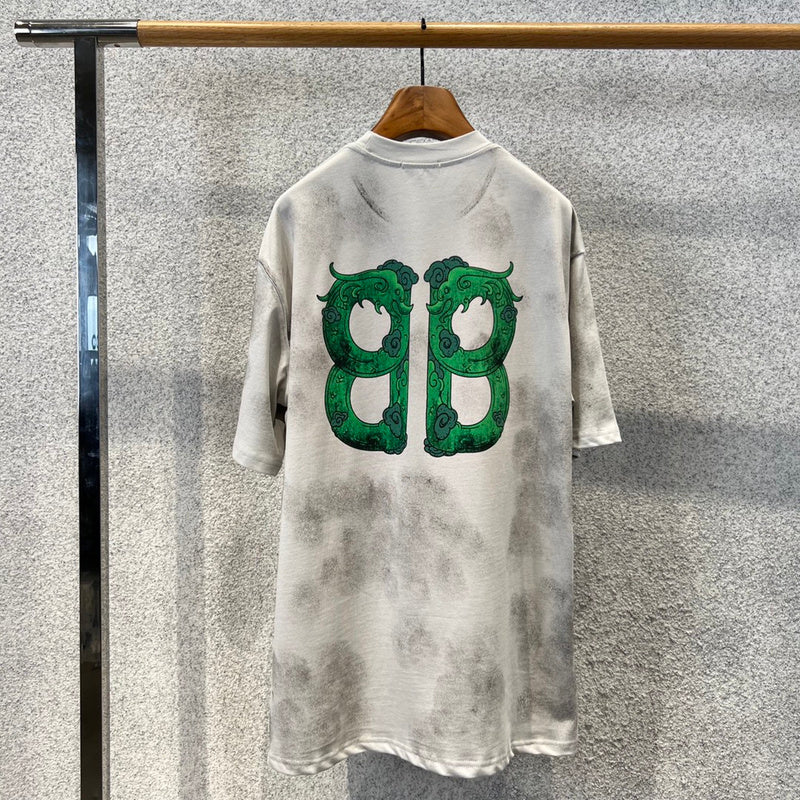 Balenciaga t-shirt back view — premium authentic designer style