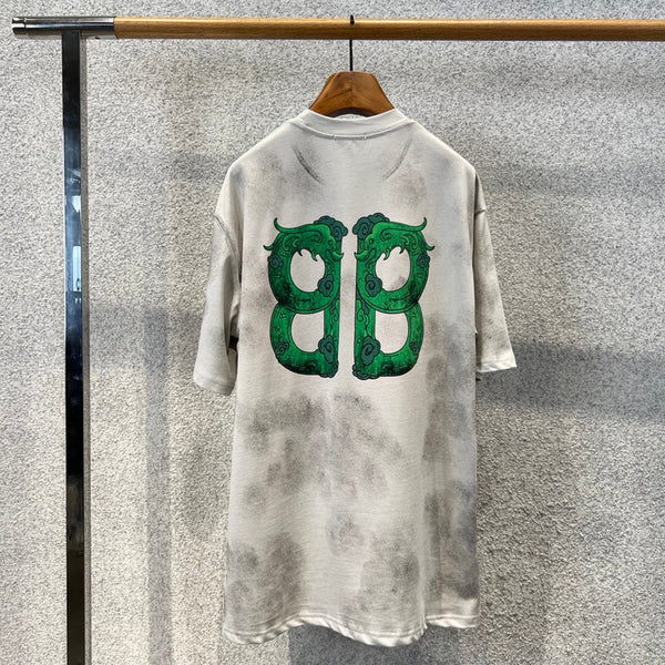 Balenciaga t-shirt back view — premium authentic designer style