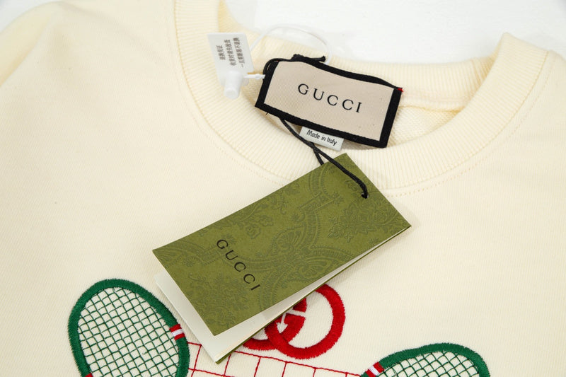 Full styled look of Gucci luxury clothing with contemporary cut
