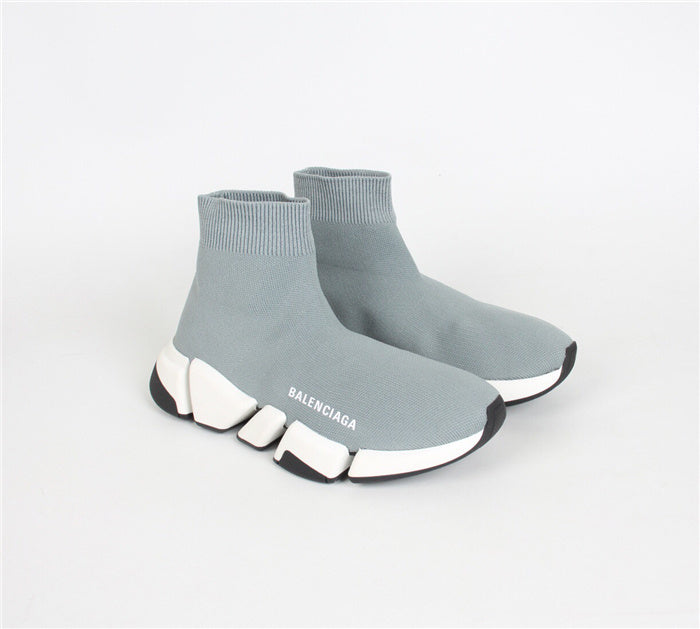 Balenciaga Red Chelsea Boots - Angled View