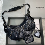 Modern Faux Leather Handbag - Modern Structured Build | Women's Luxury Handbag #375 - front view (image 1) of designer-inspired handbag