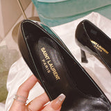 Saint Laurent designer shoes full view