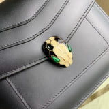 Bold Faux Leather Handbag - Polished Finish | Women's Statement Accessory #1693 - styled full view (image 7) of designer-inspired handbag
