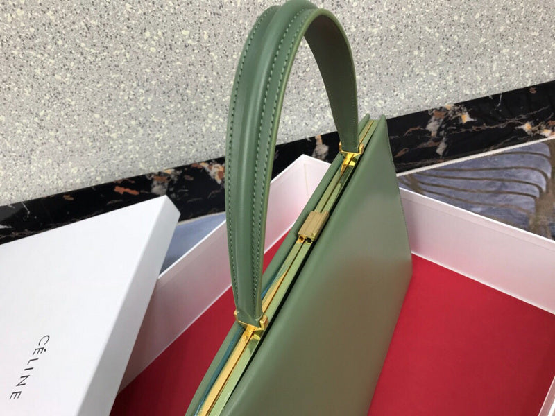 Front view of everyday-luxe structured women's handbag – women's luxury accessory
