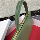 Front view of everyday-luxe structured women's handbag – women's luxury accessory