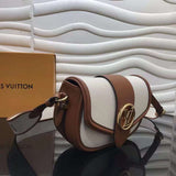 Close-up detail of structured chic women's handbag – women's luxury handbag