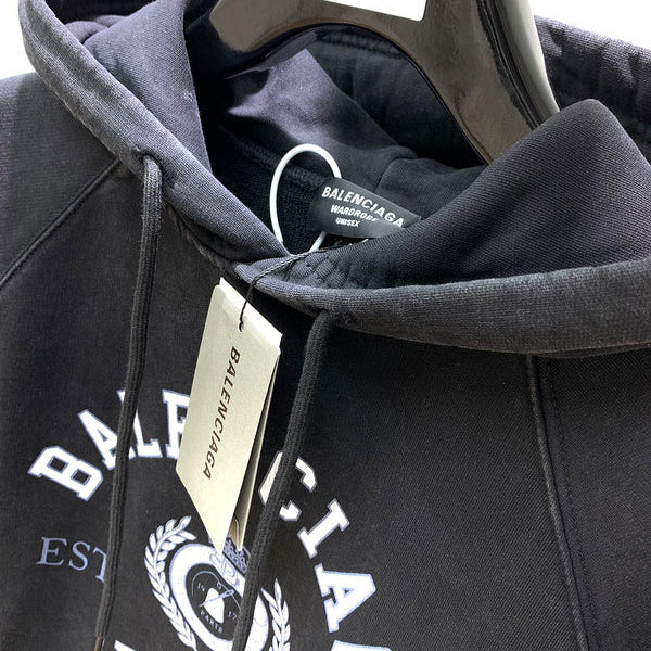 Close-up detail view of Balenciaga luxury piece style No.537