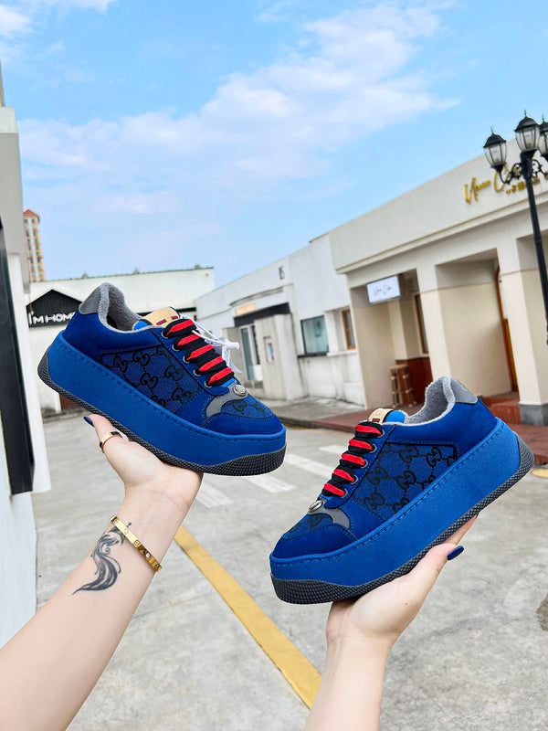 Gucci fresh white-and-black luxury sneakers view 6 minimalist modern build